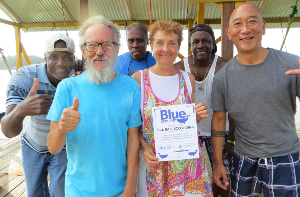 Scuba 6 Eco Diving is Blue Certified